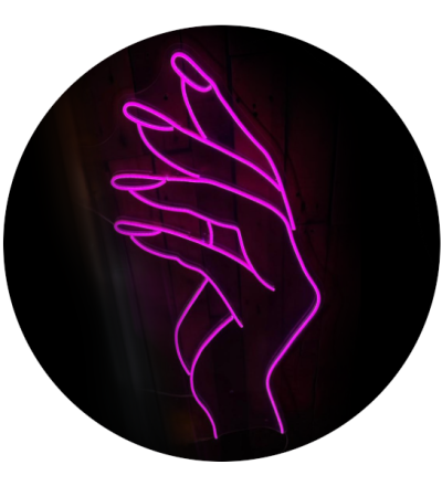 Mano neon Mano neon